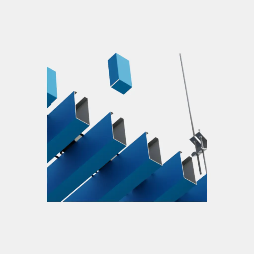 Dangtelis T30 Baffle lamelėms